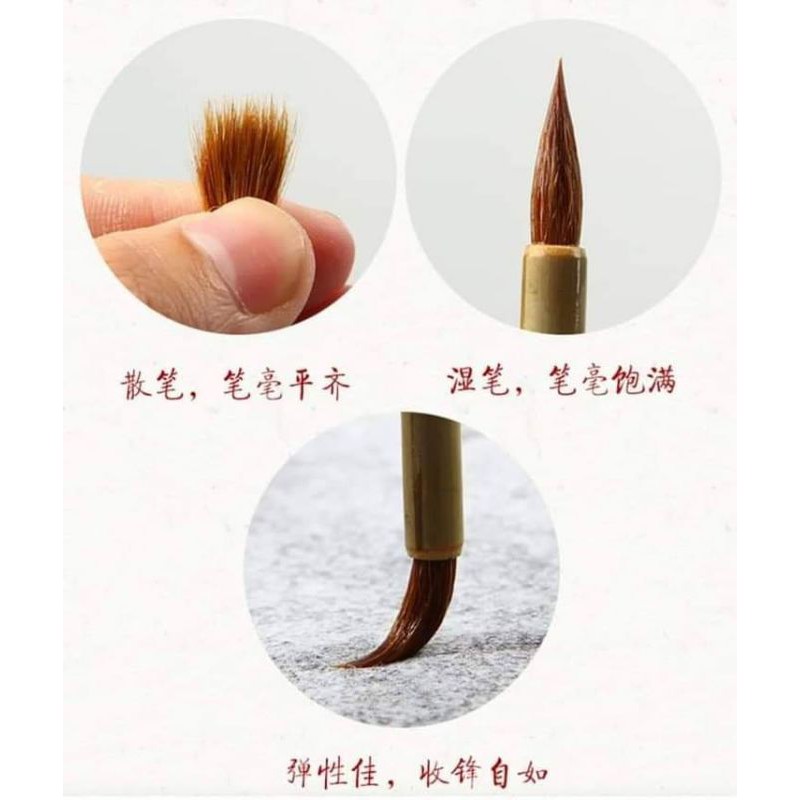 Bút lông tiểu khải cán tre